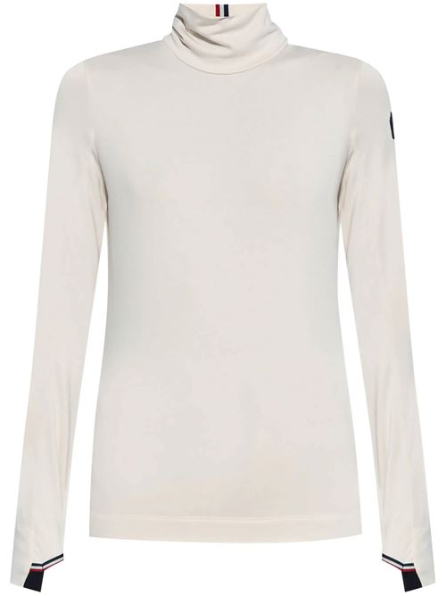 Light beige stretch-design top Moncler Grenoble | 988G000-15899JO086